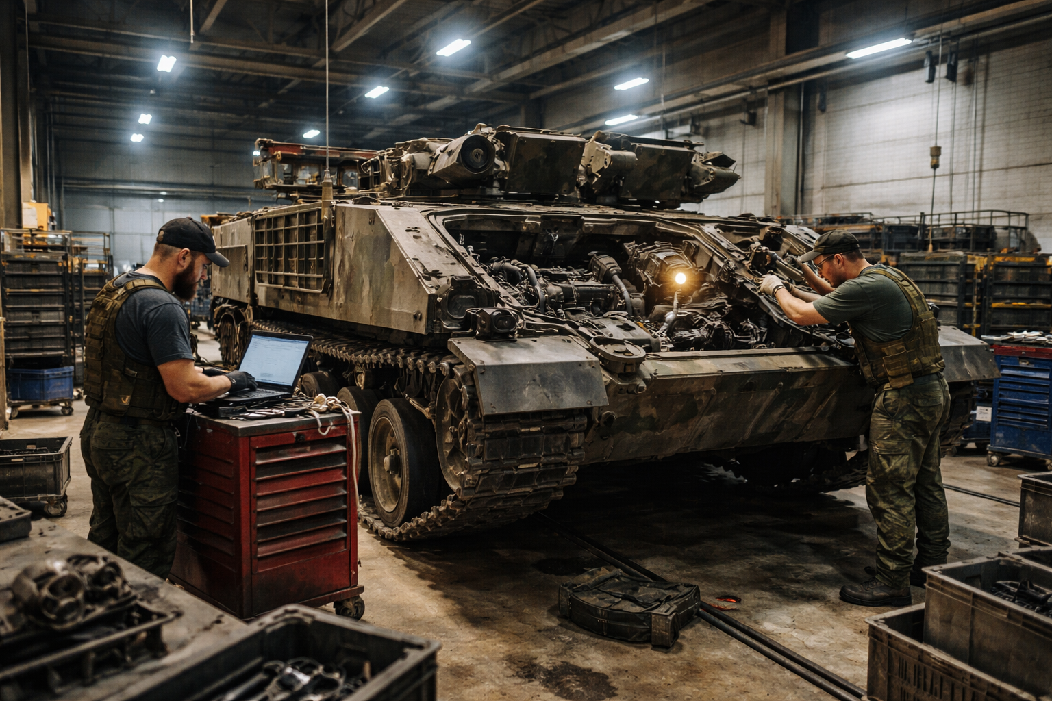 UK reveals Ukraine vehicle repair network