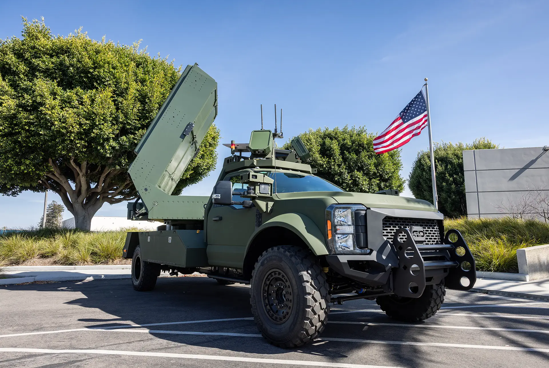 Autonomous Leonidas truck pushes counter-UAS integration further Autonomous Leonidas truck pushes counter-UAS integration further