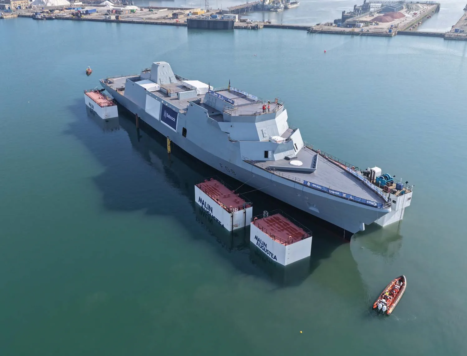 HMS Active float-off moves Type 31 into fit-out