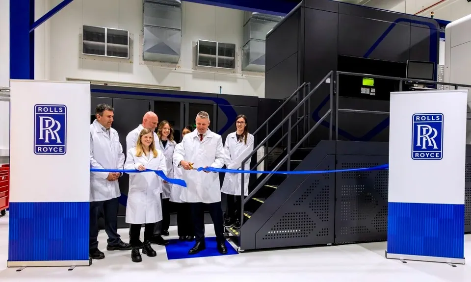 Rolls-Royce opens defence additive manufacturing cell