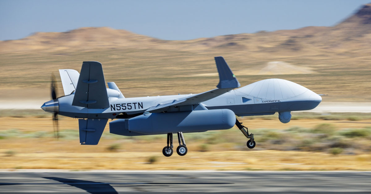 MQ-9B AEW flight advances unmanned surveillance option MQ-9B AEW flight advances unmanned surveillance option