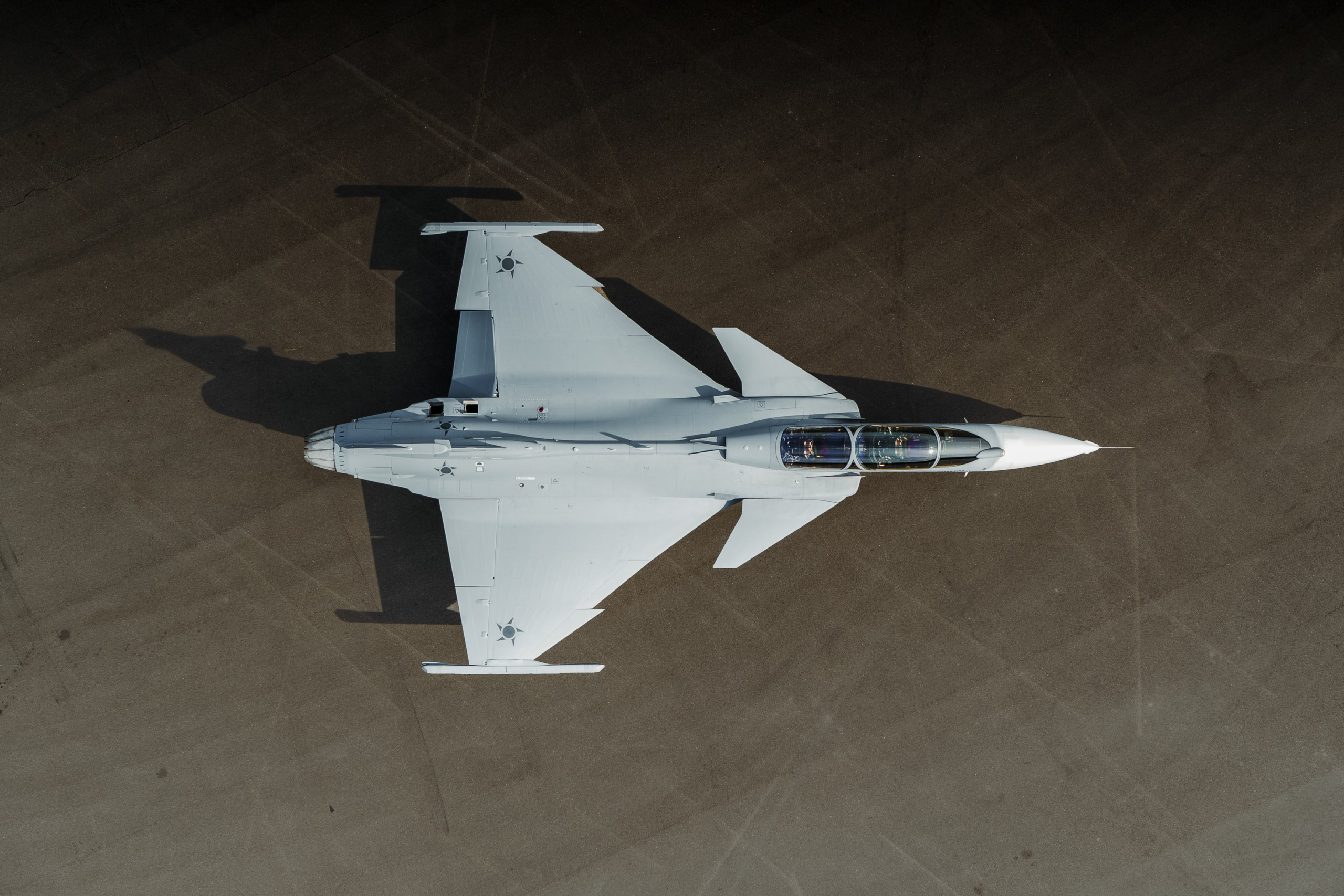 Saab rolls out first Gripen F fighter