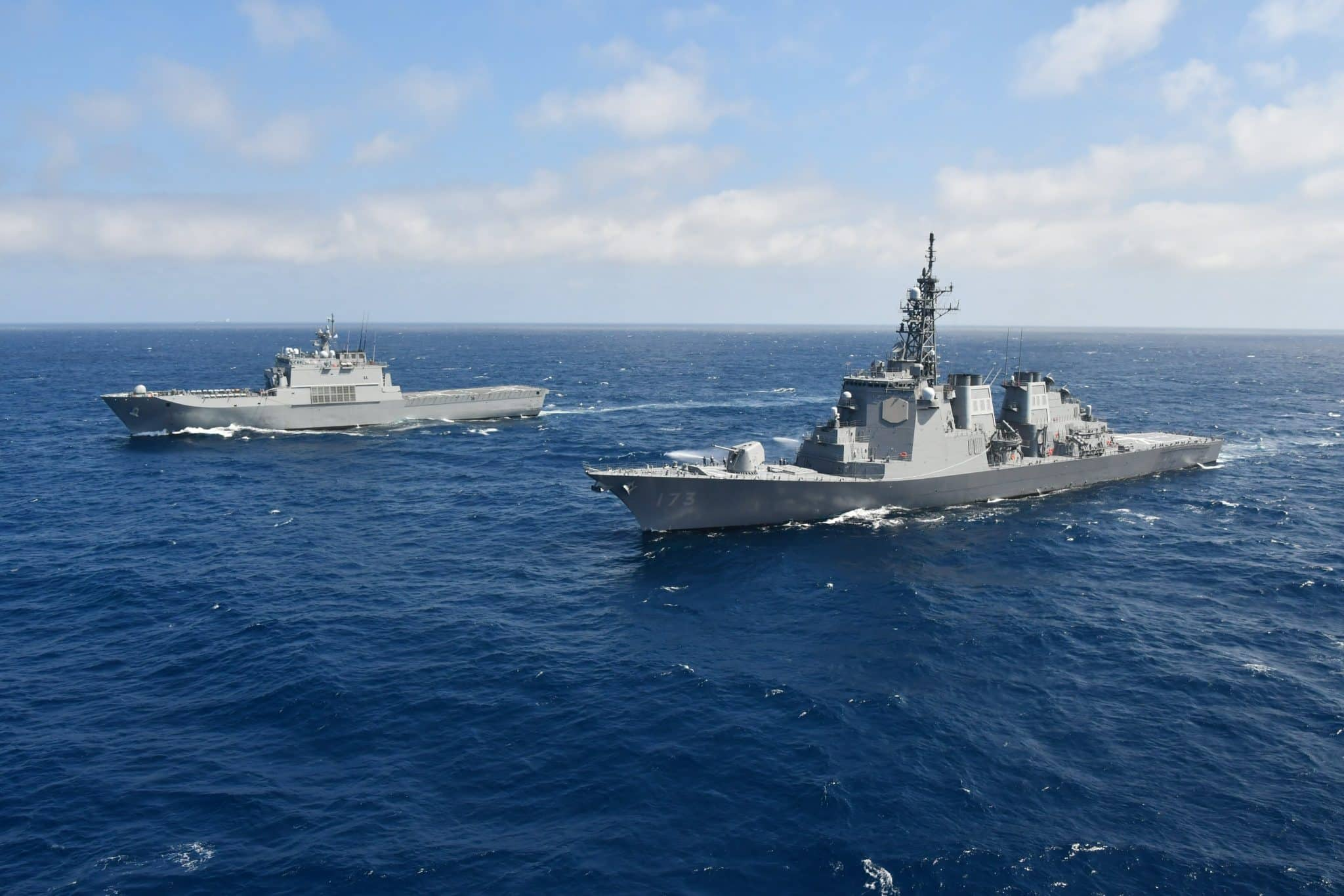 Japan and South Korea restart naval interoperability drills Japan and South Korea restart naval interoperability drills
