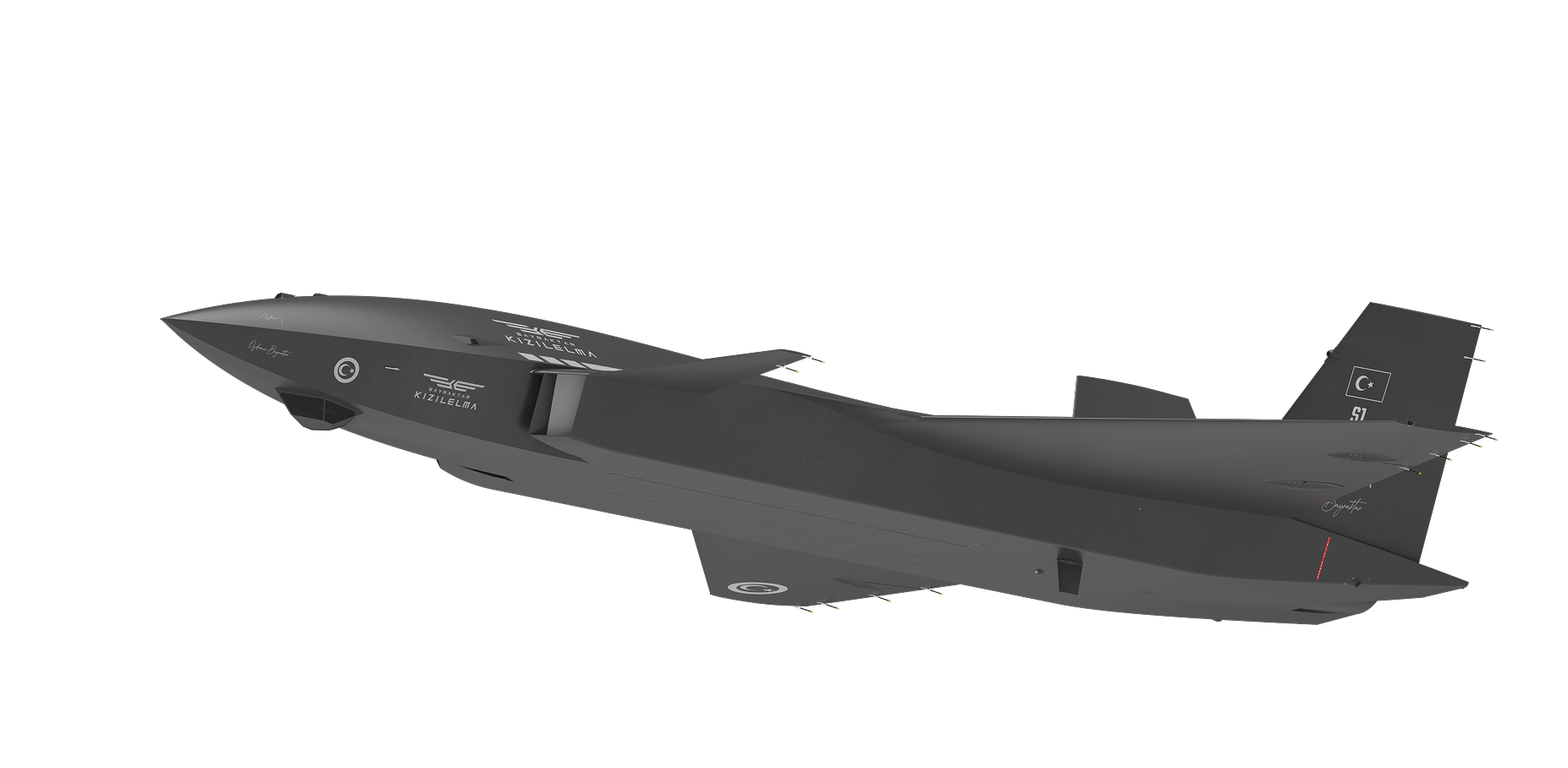 KIZILELMA opens its internal weapons bay