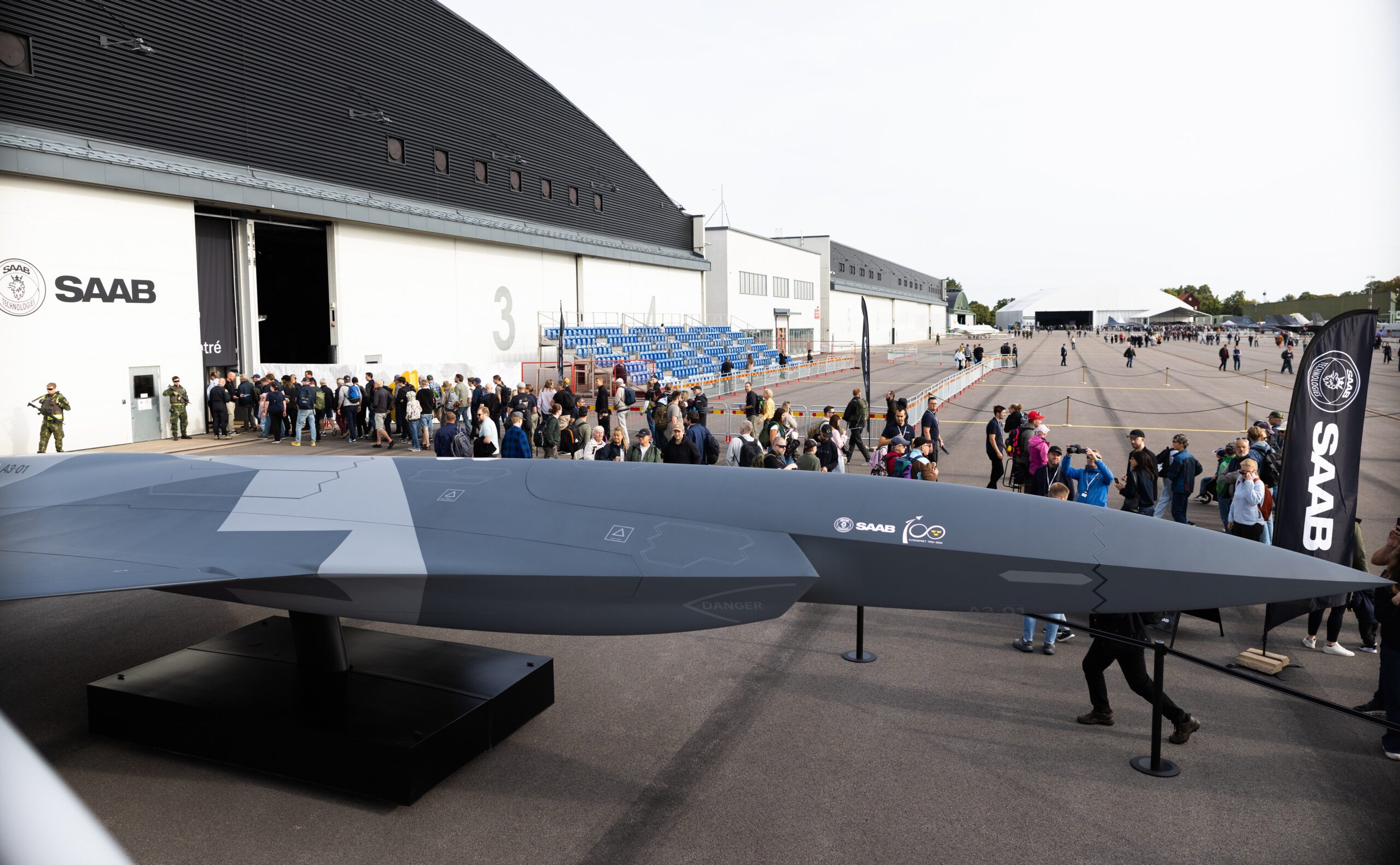 Saab reveals A3-001 uncrewed combat concept