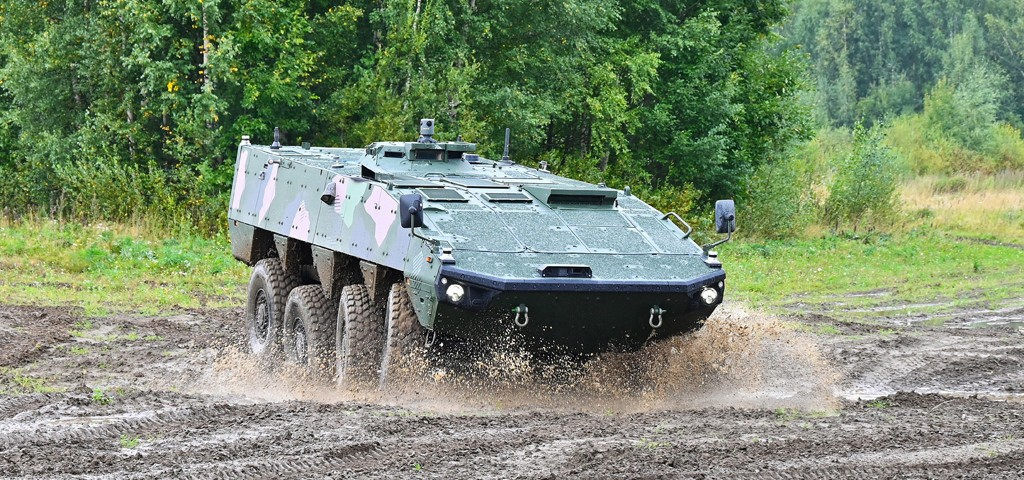 Patria operates AMV remotely across 7,800 kilometres