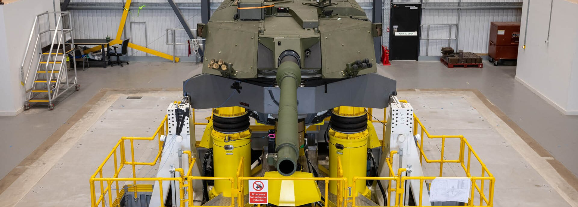 Rheinmetall opens Telford vibration test facility Rheinmetall opens Telford vibration test facility