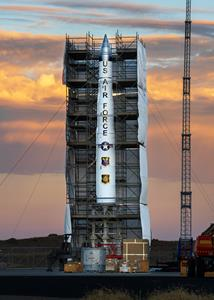Sentinel reaches full vertical assembly milestone Sentinel reaches full vertical assembly milestone